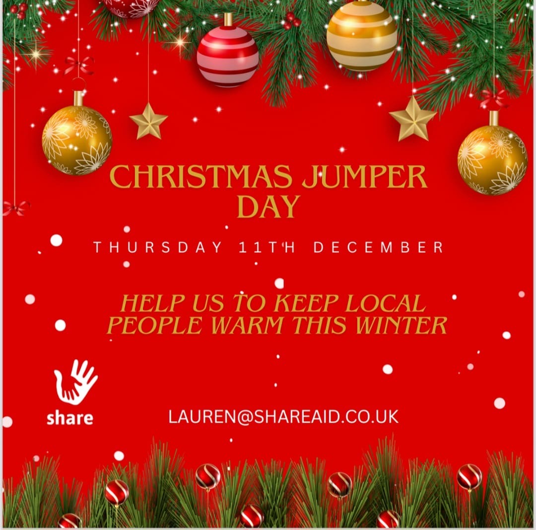 Share Christmas Jumper Day - donate to share charity