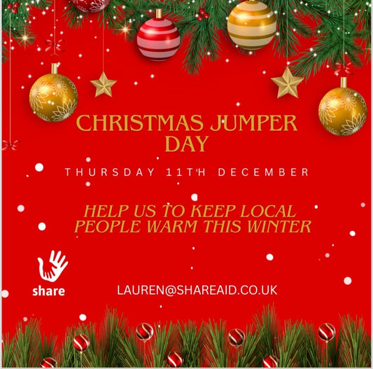 Share Christmas Jumper Day - donate to share charity