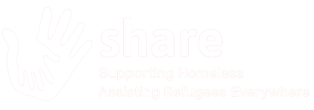 Supporting Homeless, Assisting Refugees Everywhere logo